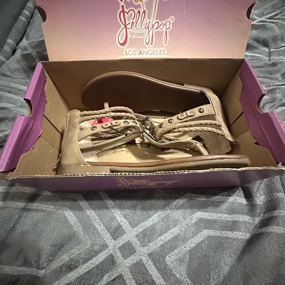 Jellypop Tan Sandals